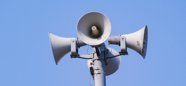 写真：防災無線