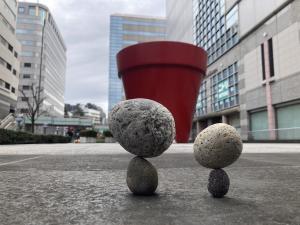 写真：ロックバランシング「石花」