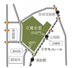 地図：家電リサイクル品引取所