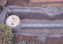 写真：雨水浸透管