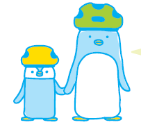 イラスト：大人も子どももヘルメットを着用しよう