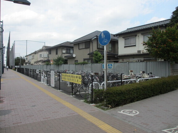 写真：立川市高松駅自転車駐車場