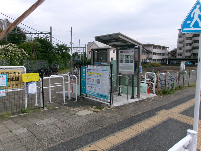 写真：西国立駅第一有料自転車駐車場