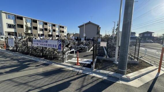 写真：西武立川駅北口第二有料自転車駐車場