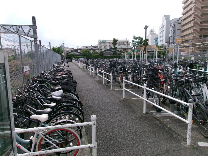 写真：自転車駐車場場内