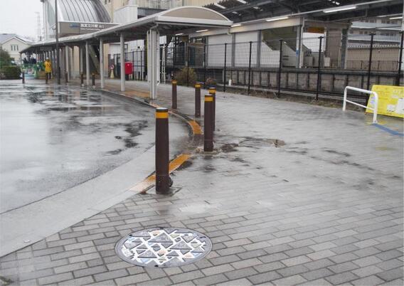 写真：西部立川駅北側