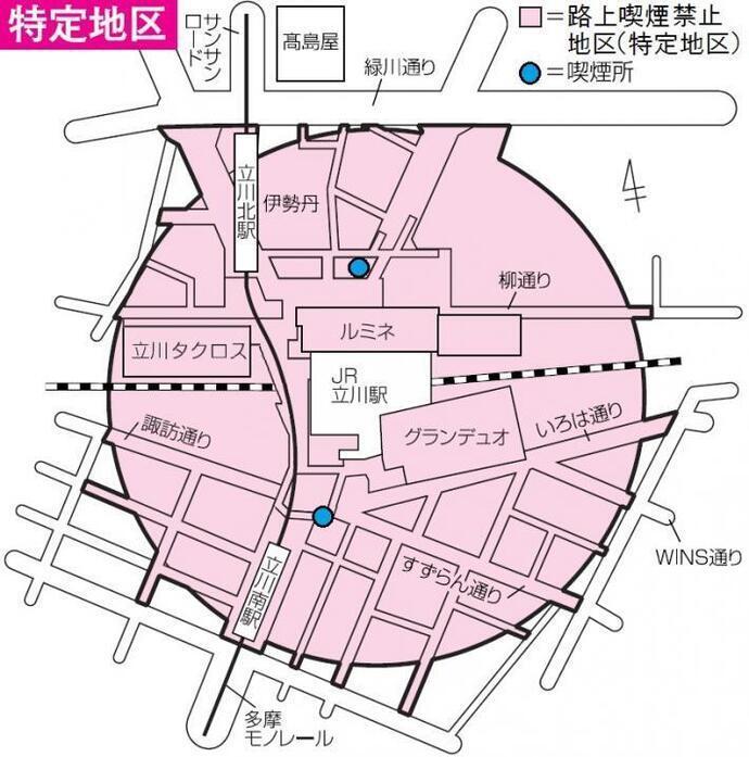 イラスト：特定地区図