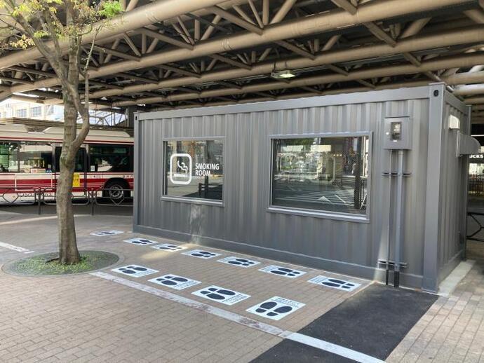 写真：立川市立川駅北口公衆喫煙所