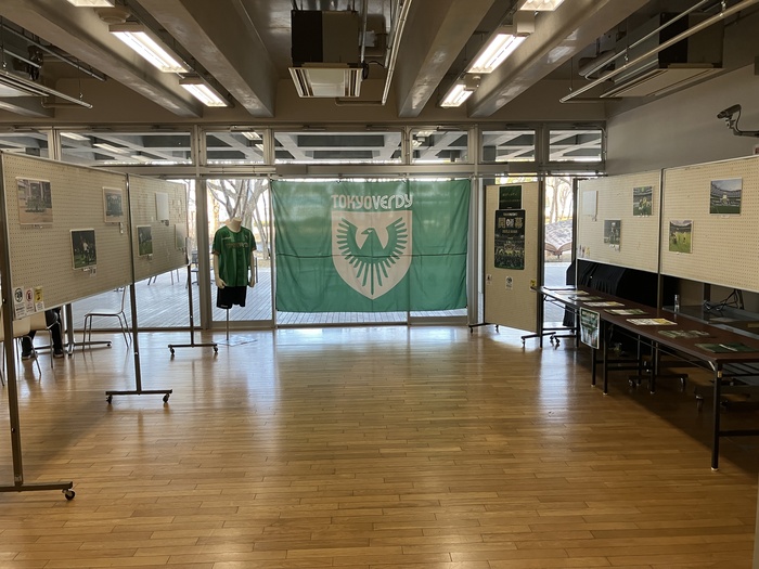 「東京ヴェルディ応援展示in立川」の現場の様子