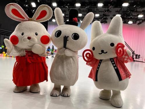 写真：ミコぴょんとおとものタビットとくるりん