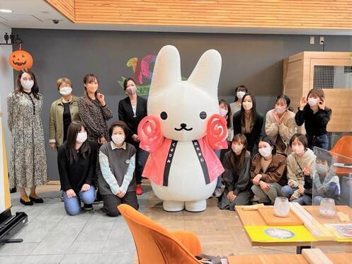 写真：くるりんと参加者の方