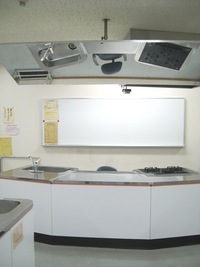 写真：講師用調理台