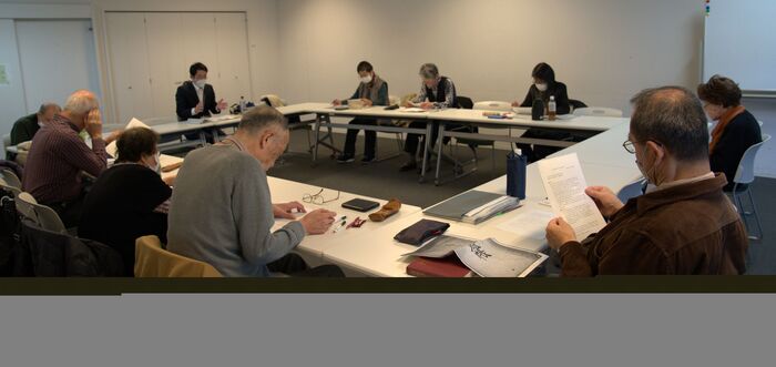 「立川の史料を読む会」の様子