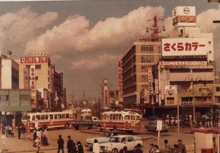 写真：立川駅前の風景
