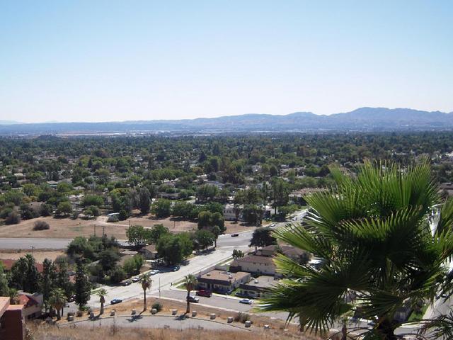 写真：サンバーナディノ市上空