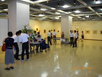 写真：作品展示会の様子