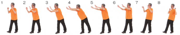 写真：前後バランス（立つ）