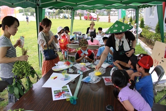 写真：みのーれアートな夏まつり