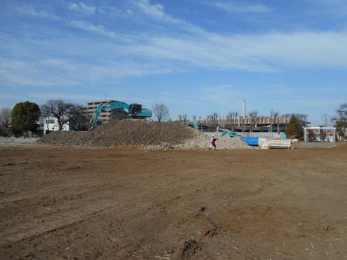 写真：解体作業が完了