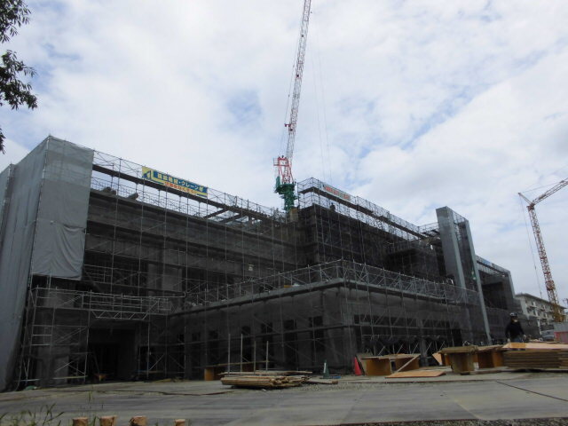 写真：外装工事