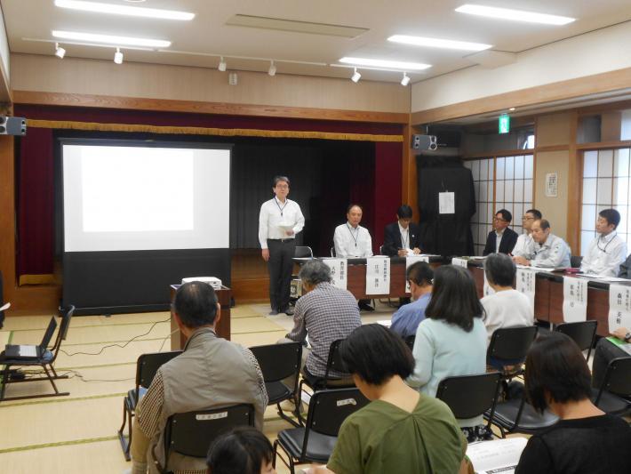 写真：建設工事説明会