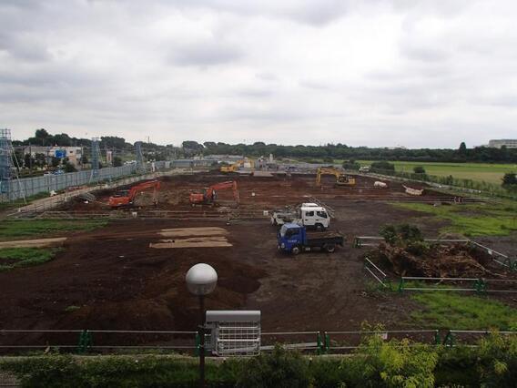 写真：掘削除去・搬出作業完了