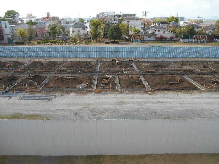 写真：平成31年4月基礎工事の様子