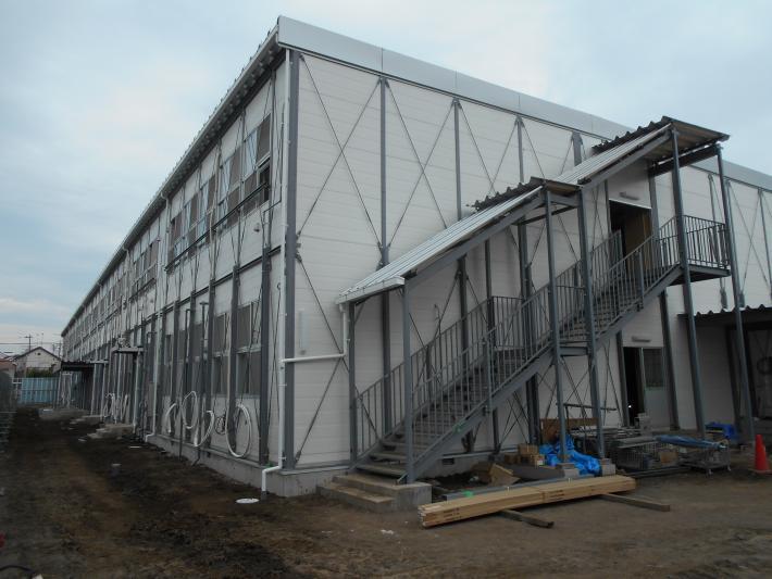 写真：令和元年6月仮設校舎