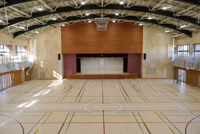 新体育館内部の様子