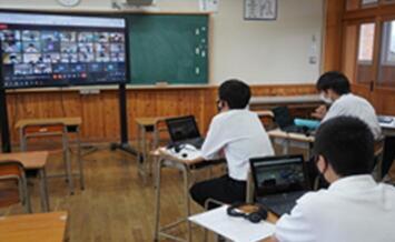 写真：大町オンライン開催の様子