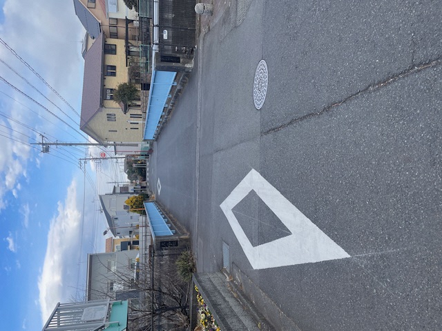 写真：中華そば店「一番」前の交差点（対策実施後）