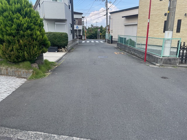 写真：中華そば店「一番」前の交差点（対策実施前）