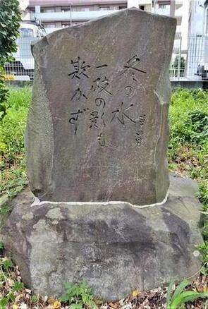 写真：中村草田男　句碑