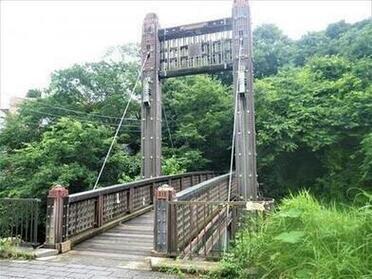 写真：根川貝殻坂橋全景
