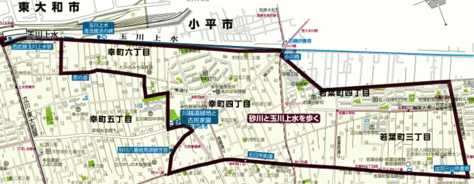 写真：散歩コース5　地図