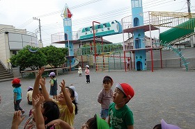 写真：みたから幼稚園園庭