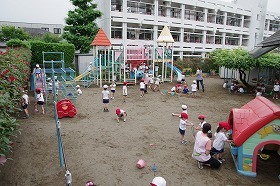 写真：園児たちの様子