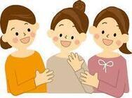 イラスト：おしゃべりする様子