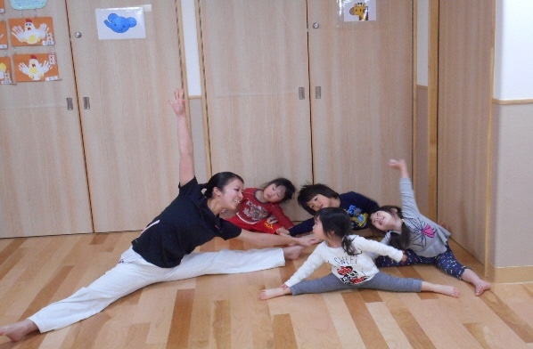 写真：運動あそびの様子