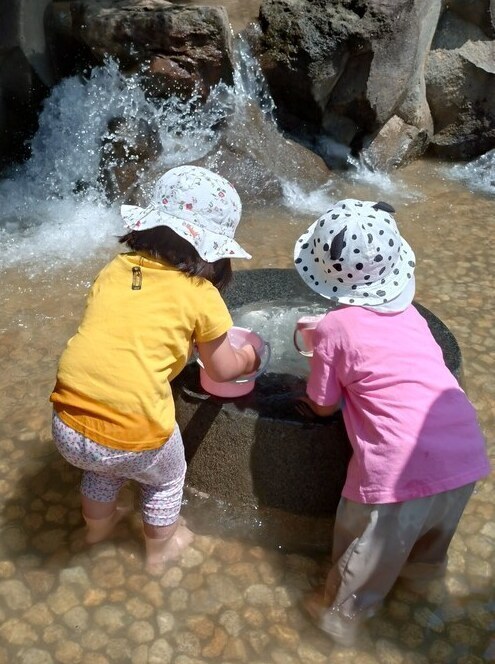 写真：外出時の様子