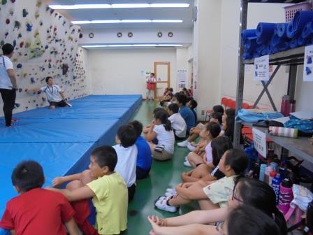 写真：泉市民体育館で体験会の様子1