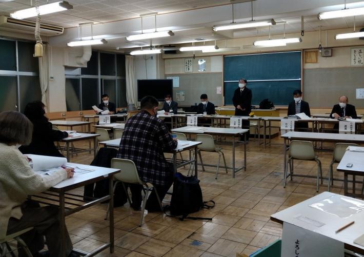 二小等複合施設整備の計画策定に向けた意見交換会の写真（1月27日）