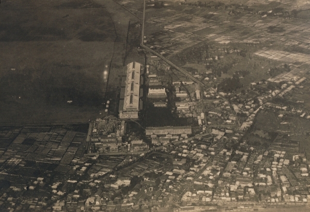 立川飛行場航空写真