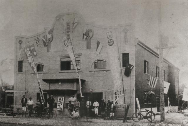 写真：映画館「立川キネマ」(大正時代)