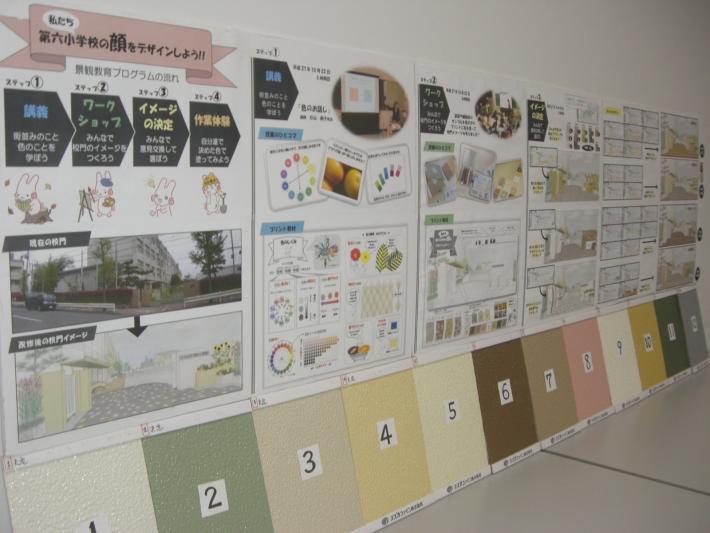 写真：パネル展示