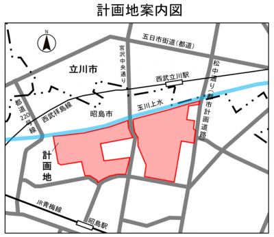 地図：計画地案内図