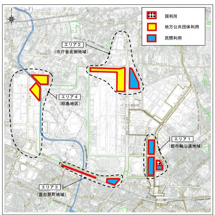 地図：計画4エリア
