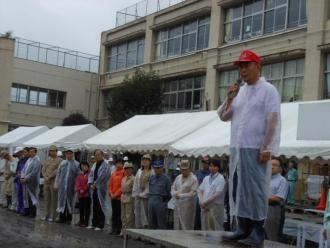 写真：防災訓練の様子