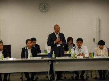 写真：東京都市議会議長会局長連絡会の様子