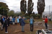 写真：農業視察の様子